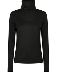 Xacus High Neck Active Sweater - Black