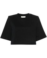 Isabel Marant - Zaely Cotton Cropped T-Shirt - Lyst