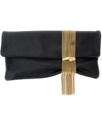 Jimmy Choo - 'Zandra' Clutch With Pendant Crystals - Lyst