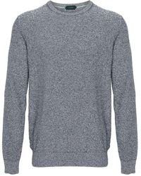Zanone - Striped Sweater Clothing - Lyst