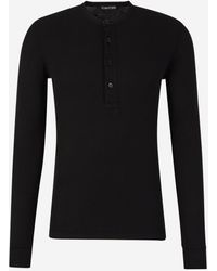 Tom Ford - Ribbed Knit T-shirt - Lyst