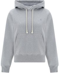 Saint Laurent - Hoodie Molleton Lourd Chine - Lyst