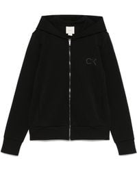 Calvin Klein - Satin Ck Regular Zip Hoodie - Lyst
