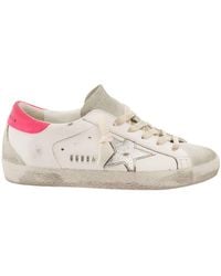 Golden Goose - 'Superstar' Low Top Vintage Effect Sneakers With Star Detail - Lyst