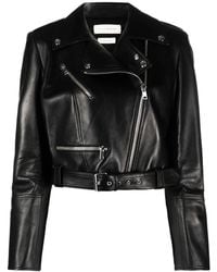 McQueen - Leather Jacket - Lyst