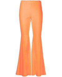 ERL - High-waisted Flared Trousers - Lyst