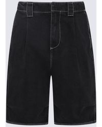 Sunnei - Washed Black Denim Shorts - Lyst