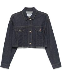 Blumarine - Crop Jacket - Lyst