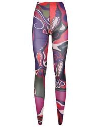 PUCCI - Printed Tights - Lyst