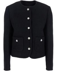 DUNST - Jacket With Button Closure And Front Pockets - Lyst