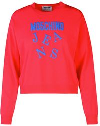 Moschino - Fuchsia Viscose Blend Sweater - Lyst