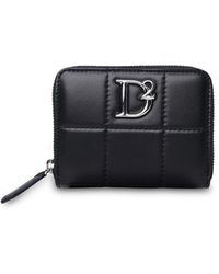 DSquared² - Black Leather Wallet - Lyst