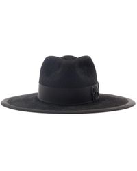 Ruslan Baginskiy - Fedora Hat With Rb Embroidery - Lyst