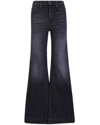 7 For All Mankind Dojo Flared Jeans - Blue