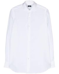 Finamore 1925 - Cotton And Linen Blend Shirt - Lyst
