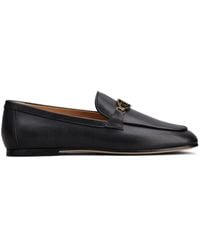 Tod's - Leather Loafer With Accessory - Lyst