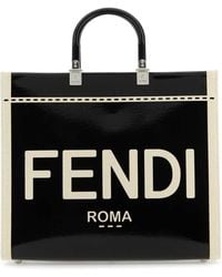 Fendi - Sunshine Medium Patent Tote - Lyst