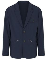 Emporio Armani - Single-Breasted Blazer Jacket - Lyst