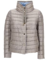 Herno - Light Reversible High Neck Down Jacket - Lyst