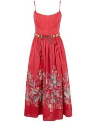 Zimmermann - Rhiannon Corset Midi Dress - Lyst