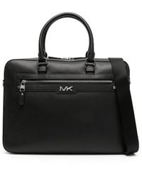 Michael Kors - Hudson Leather Briefcase - Lyst