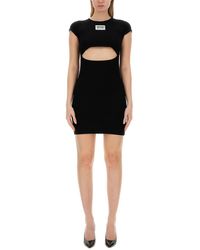 Moschino Jeans - Dress With Logo - Lyst