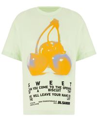 Jil Sander - Printed T-shirt - Lyst