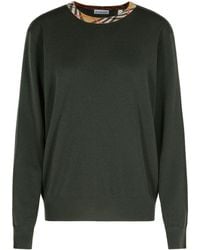 Burberry - 'Michael' Dark Wool Sweater - Lyst