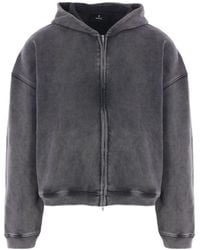 Represent - "initial" Boxy Oversized Zip Through Hoodie Clothing - Lyst