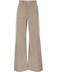 Weekend by Maxmara - Medina Sabbia Wide Leg Jeans - Lyst