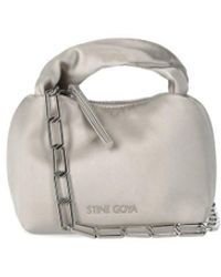 Stine Goya - ZIGGY Satin Grey Micro Bag - Lyst