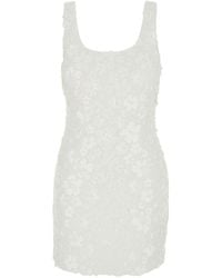 Michael Kors - Floral Sequin Tank Mini Dress - Lyst