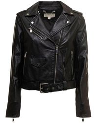MICHAEL Michael Kors Leather jackets for Women | Online Sale up to 66% off  | Lyst