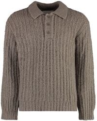 GANT - Wool-Blend Crew-Neck Sweater - Lyst