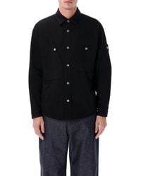 Stone Island - Bull Denim-Tc Overshirt With Bellows Pockets - Lyst