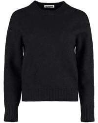 Jil Sander - Crew-Neck Wool Sweater - Lyst