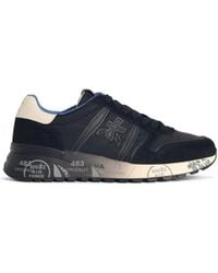 Premiata - 'Lander' Leather Blend Sneakers - Lyst