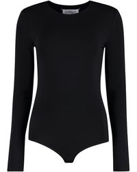 Maison Margiela - Long Sleeve Jersey Bodysuit - Lyst