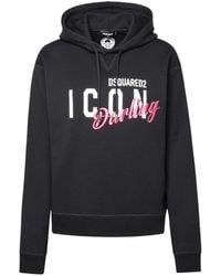 DSquared² - Cotton Hoodie - Lyst