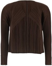 Pleats Please Issey Miyake - 'Monthly Colors: March' Cardigan - Lyst