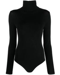 Wolford - High-Neck Long-Sleeve Jumpsuit - Lyst