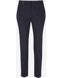 Peserico - Cotton Formal Pants - Lyst