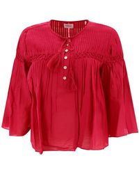 Isabel Marant - "Axeliana" Blouse Top - Lyst