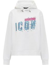 DSquared² - Icon Collection Icon Pixeled Sweatshirt - Lyst