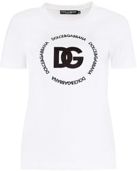 Dolce & Gabbana - Cotton Crew-neck T-shirt - Lyst