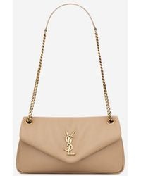 Saint Laurent - Calypso Leather Shoulder Bag - Lyst