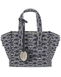 Emporio Armani - Monogram Écru Mini Bag - Lyst