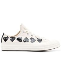 COMME DES GARÇONS PLAY - Multi Black Heart Chuck Taylor All Star '70 Low Sneakers - Lyst
