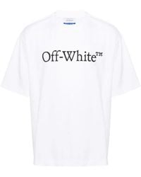 Off-White c/o Virgil Abloh - Big Logo Print Skate Cotton T-shirt Clothing - Lyst