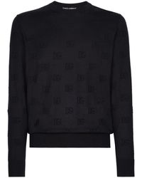 Dolce & Gabbana - Dg Allover Sweater - Lyst